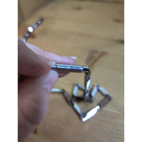 JOE Joseph Abboud Stainless Steel Brown 21" Necklace 9" Bracelet Set Unisex - Picture 7 of 9